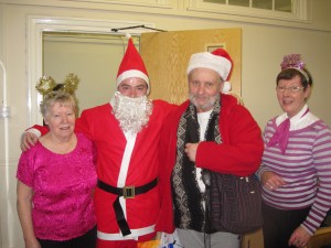 Christmas 2011 - One of the Guests looks more like Santa than Santa